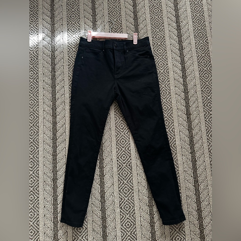 EXPRESS Skinny Mid Rise Black Jeans